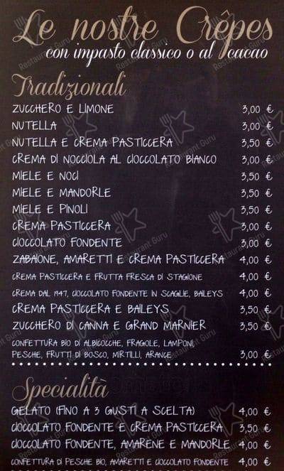 Menu di Gelateria La Romana 