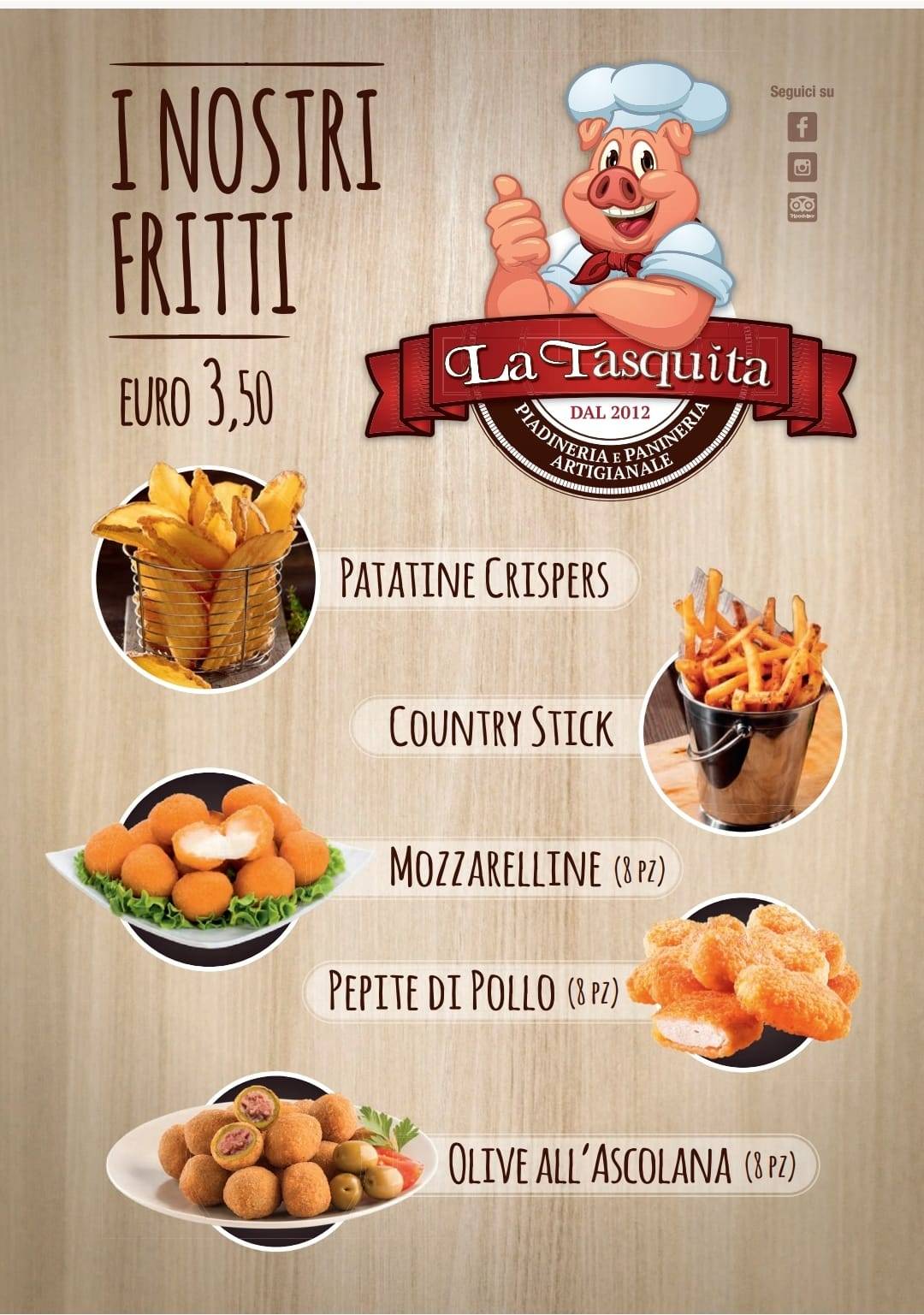 Menu di La Tasquita 