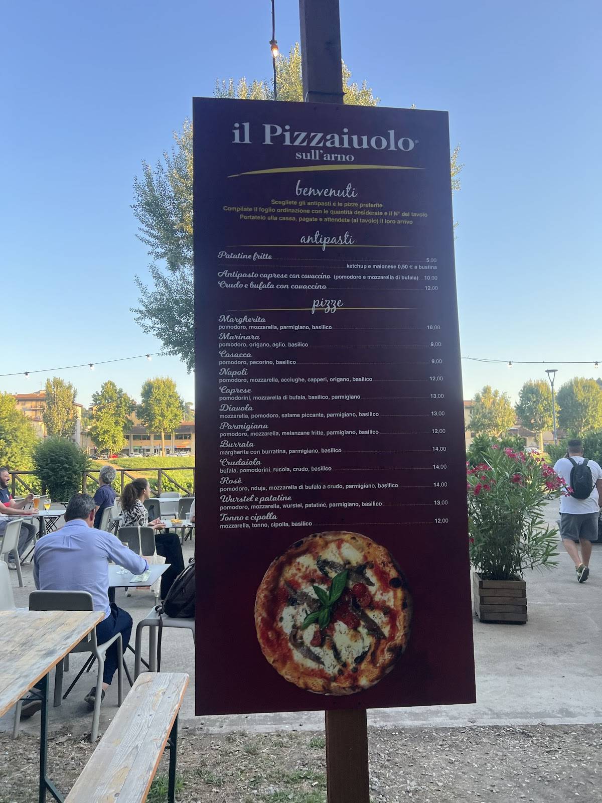 Menu di La Toraia 