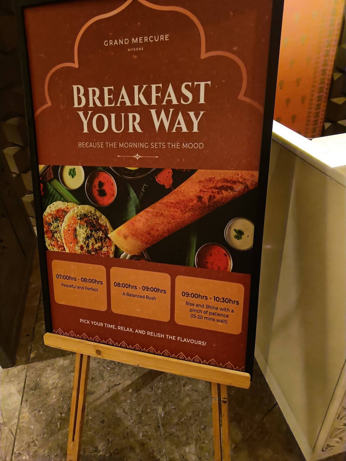 La Uppu - Grand Mercure Mysore menu