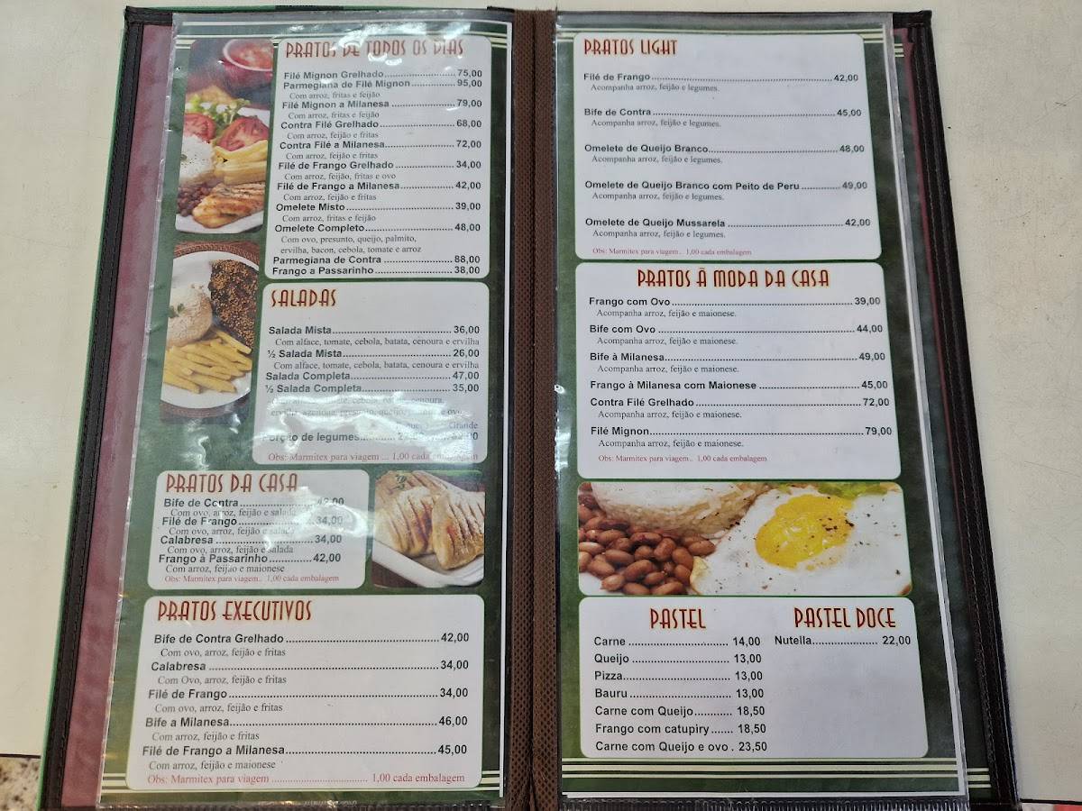 Lanchonete BomBom cardápio