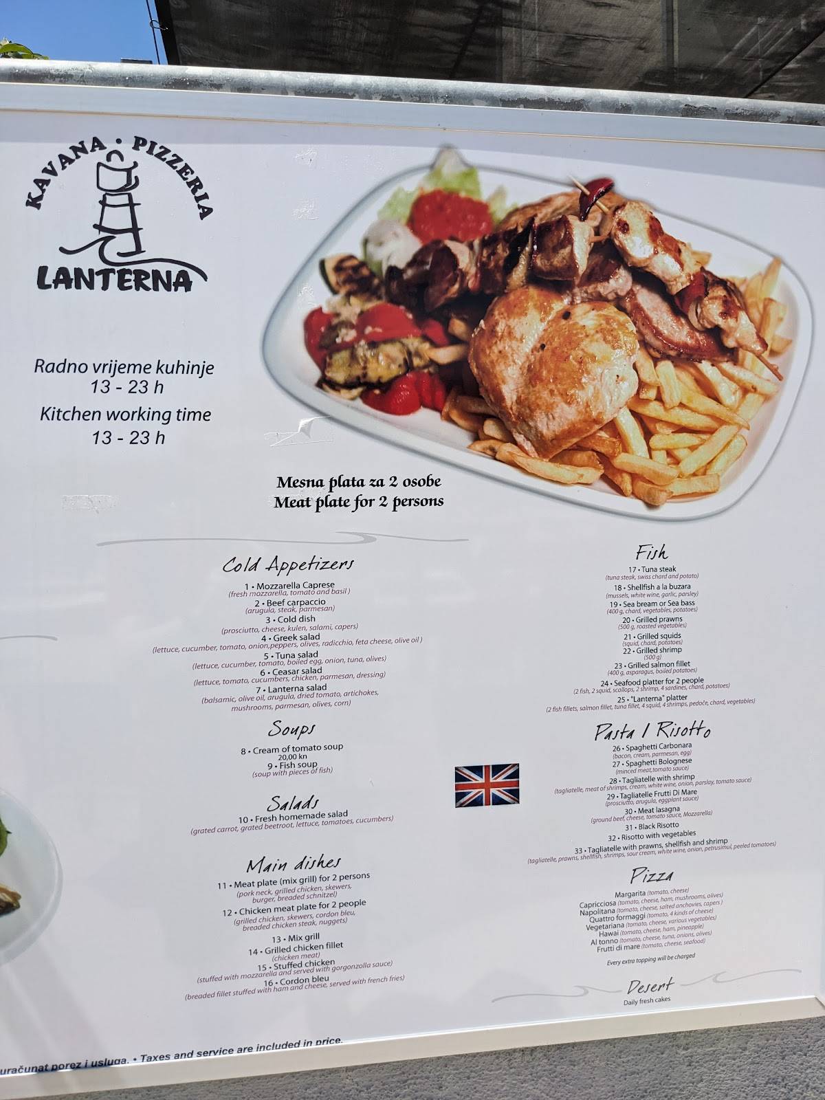 Menu di Lanterna 