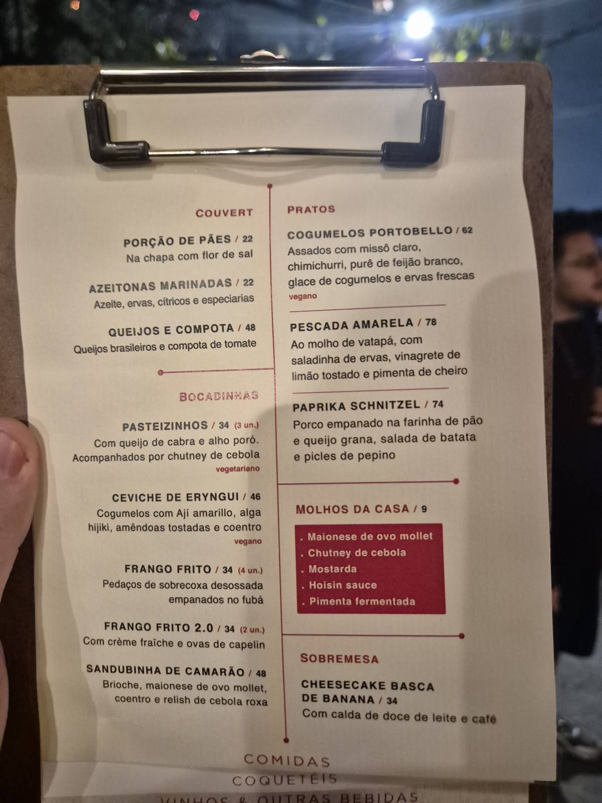 Lardo - Bar e Sebo cardápio