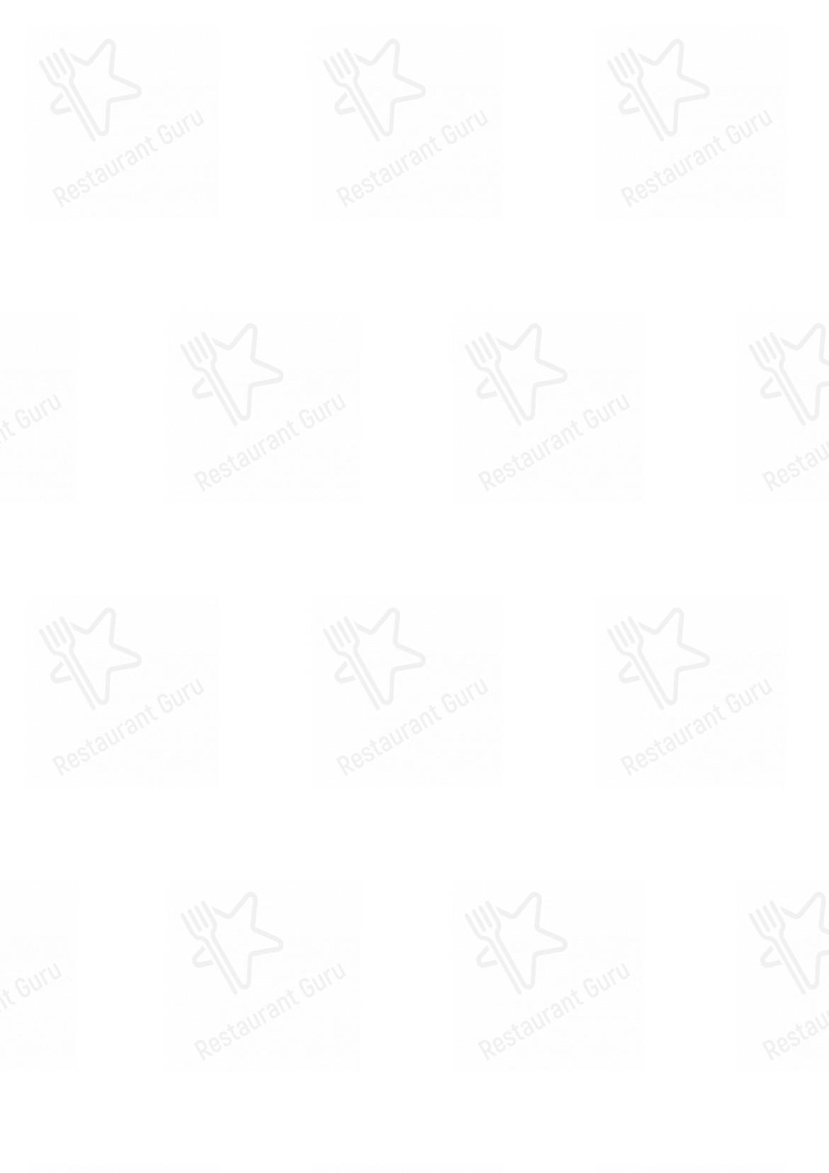 Menu di Lausanne Palace - Menu