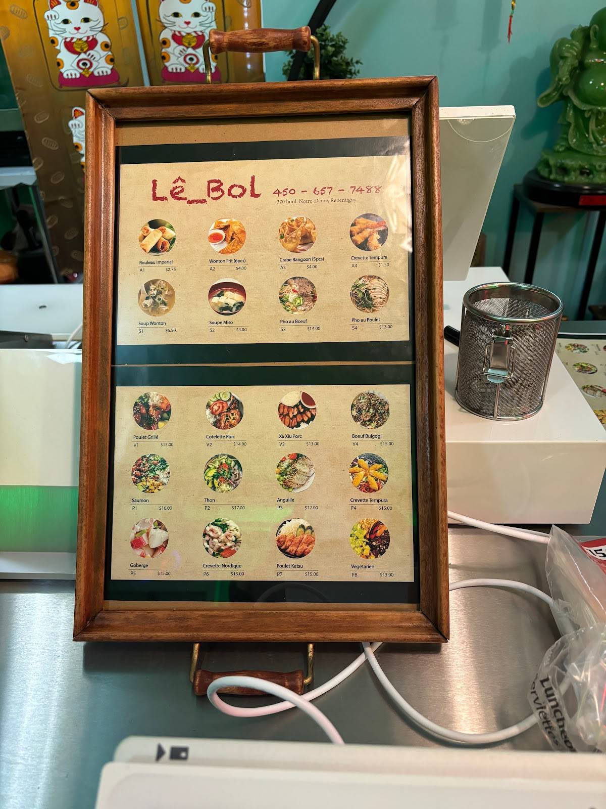 Menu de Lê Bol