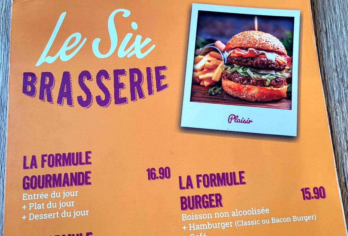 Le Six Yvetot Menu