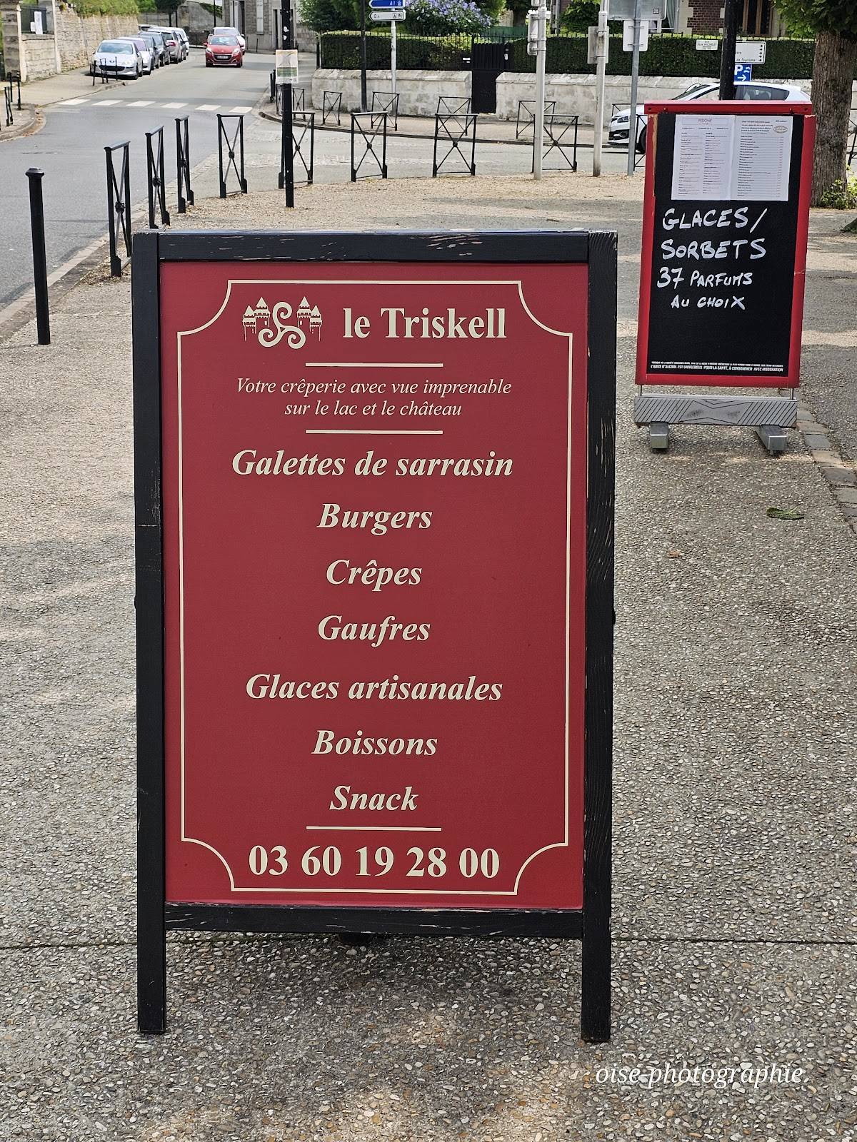 Menu de Le Triskell