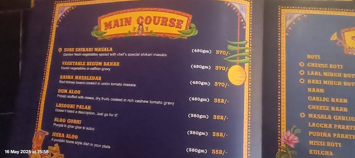 Legends of Punjab KUDASAN GANDHI NAGAR menu