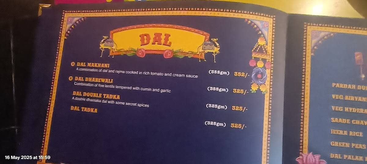 Legends of Punjab KUDASAN GANDHI NAGAR menu