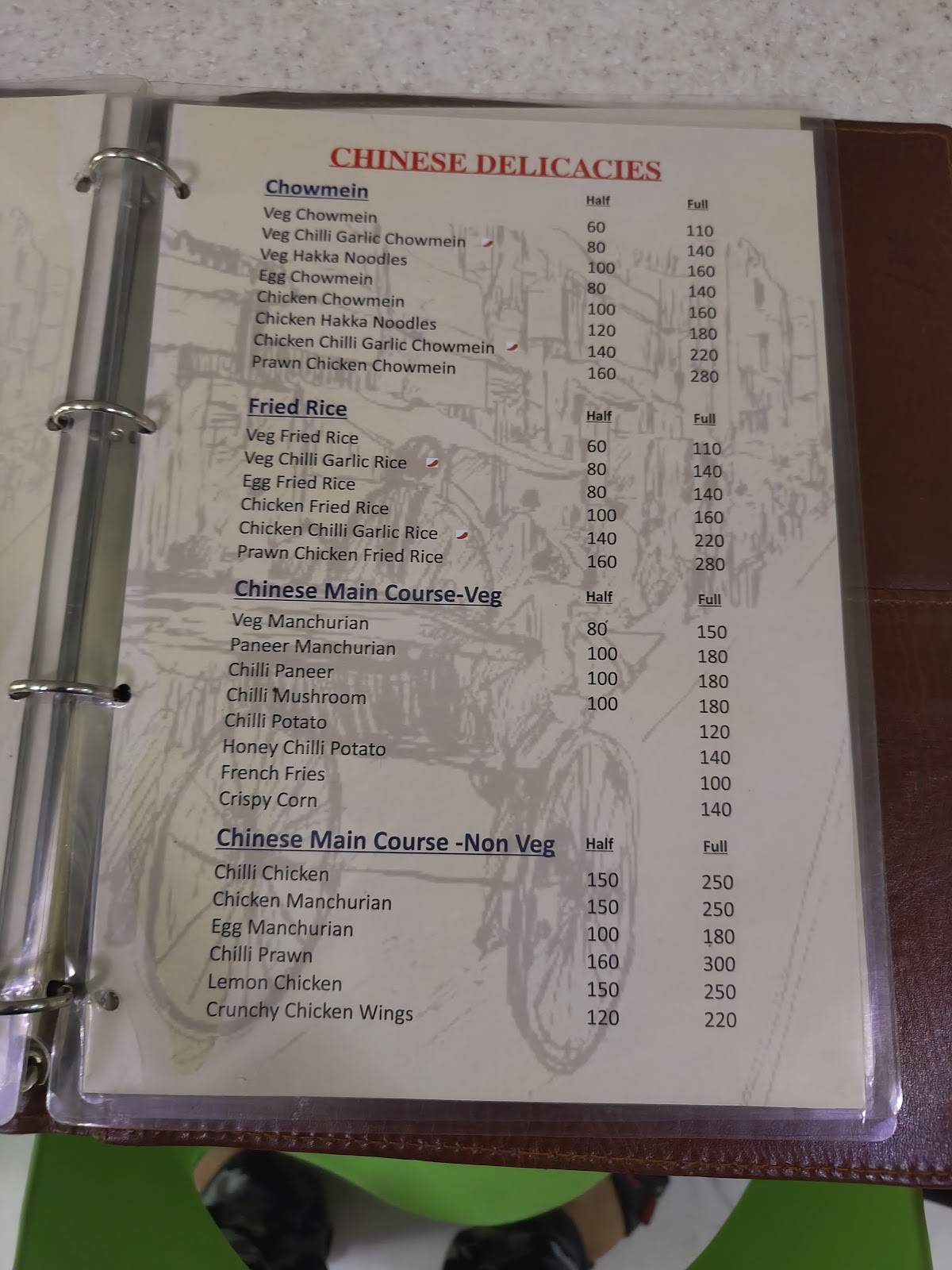 Little Kolkata Cuisine menu