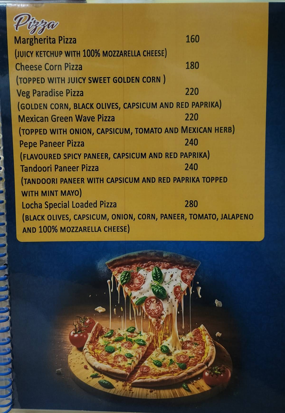 Locha Foods menu