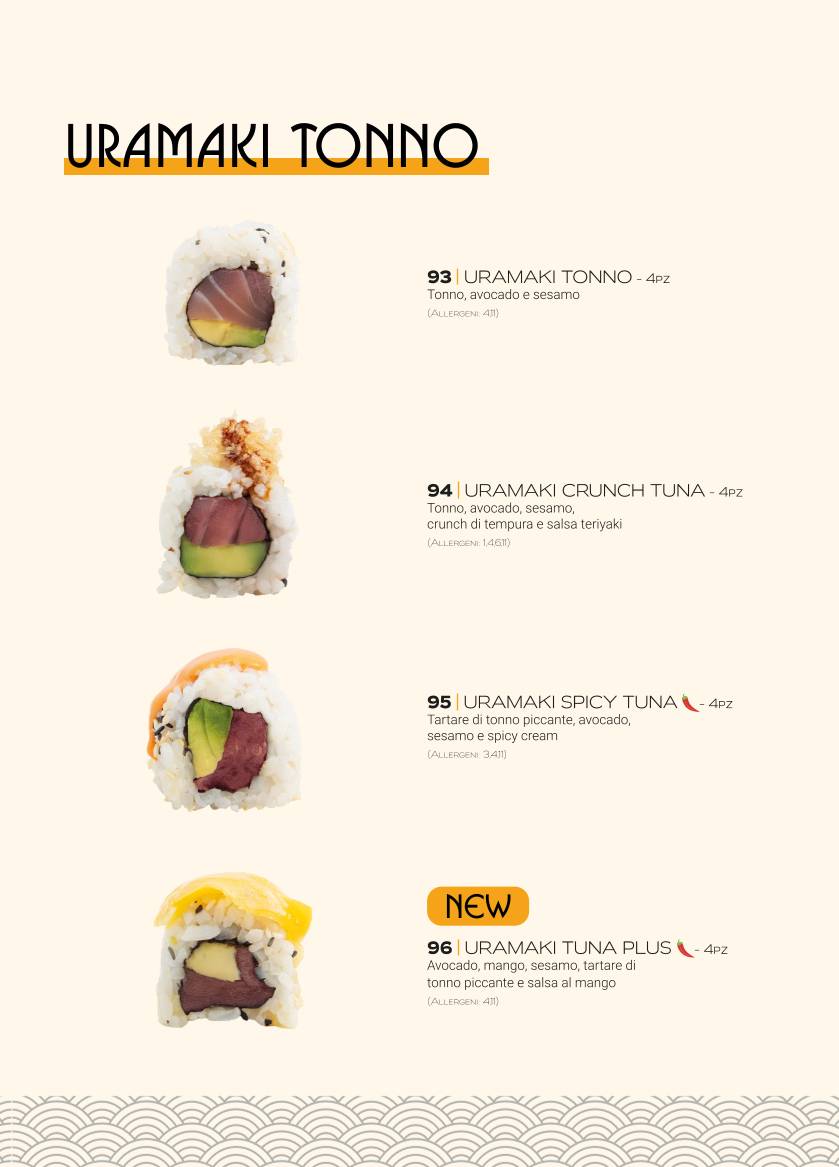 Menu di Long Sushi & Cocktails 