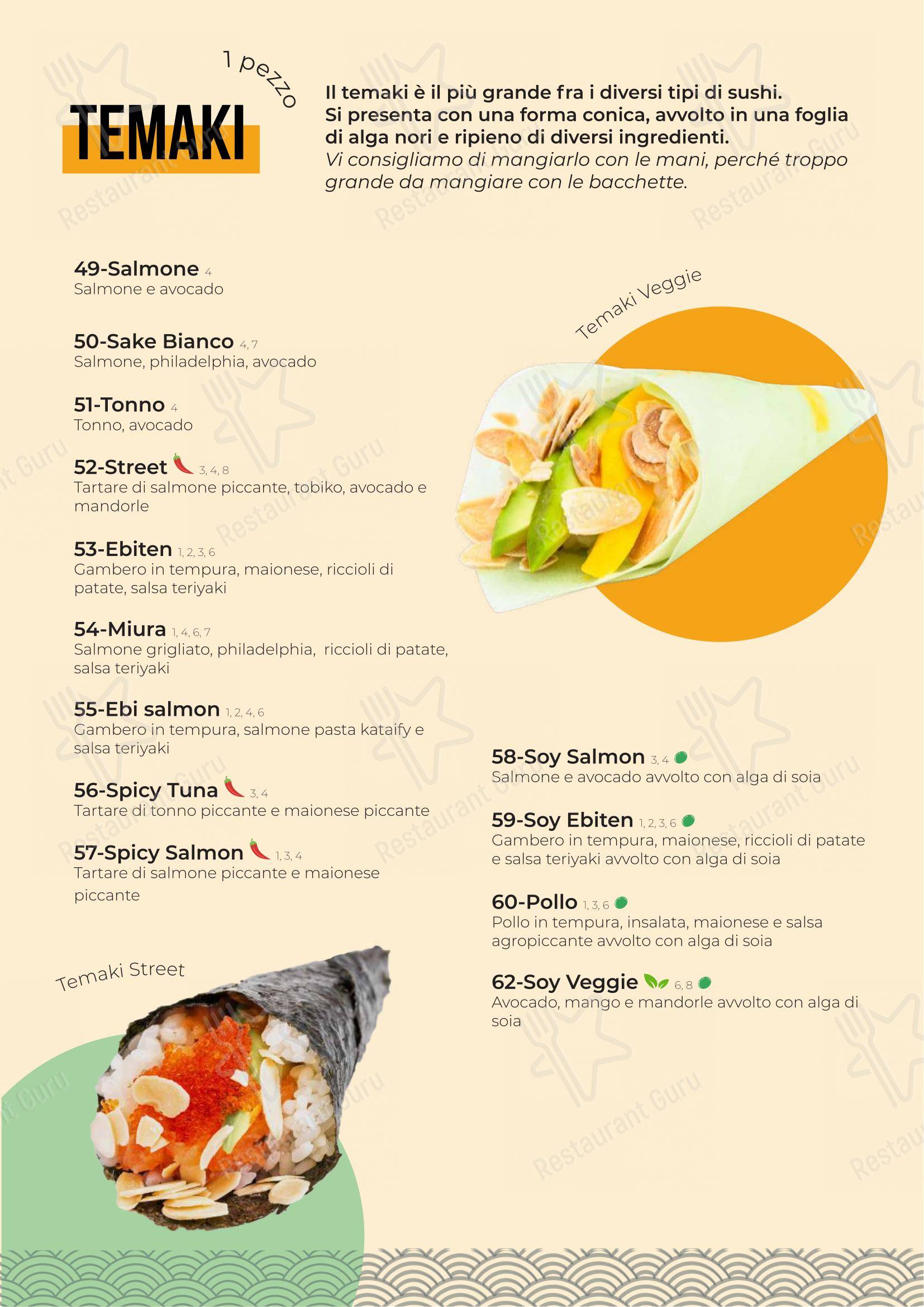 菜单 per Long Sushi & Cocktails in Arese
