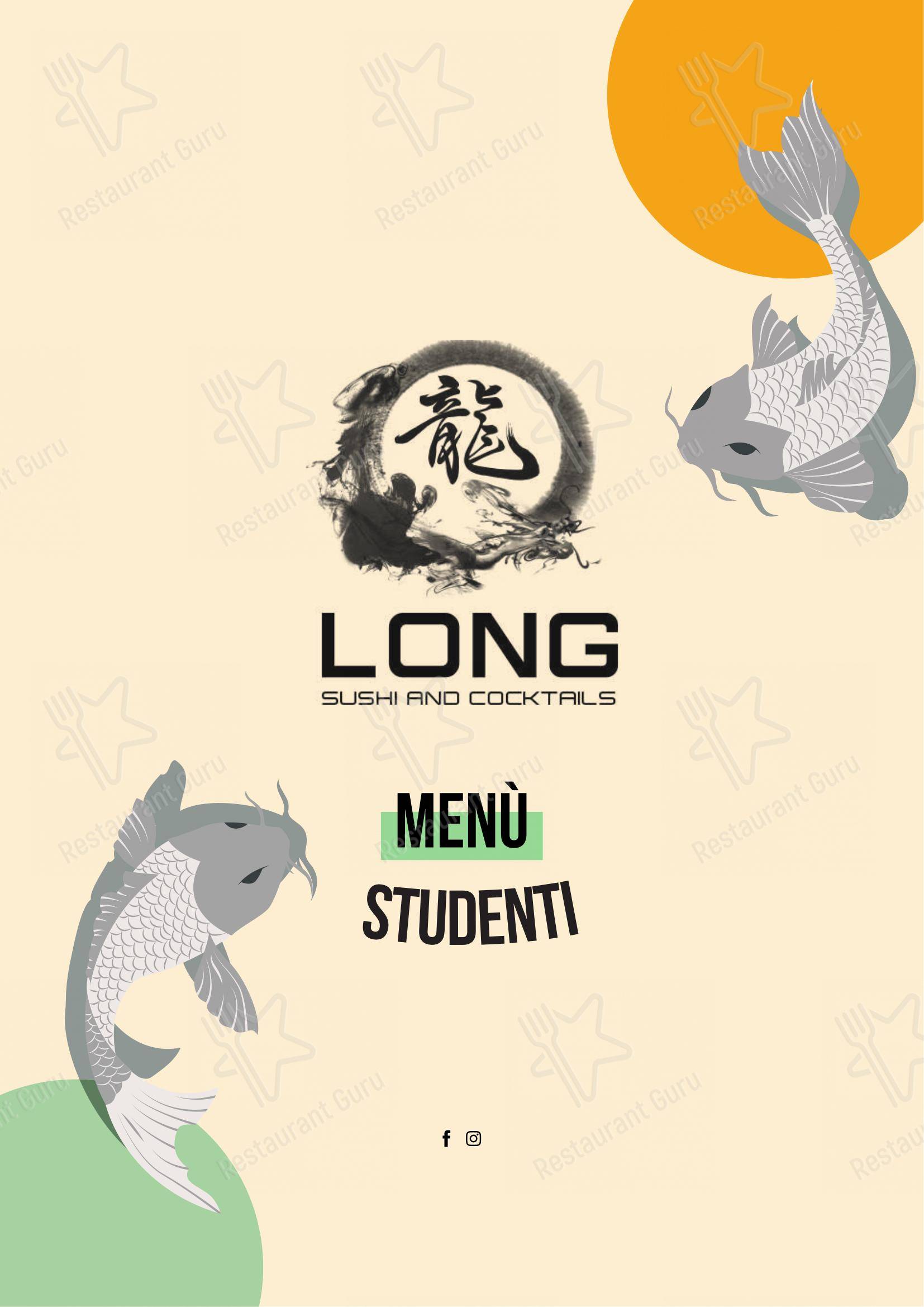 菜单 per Long Sushi & Cocktails in Arese