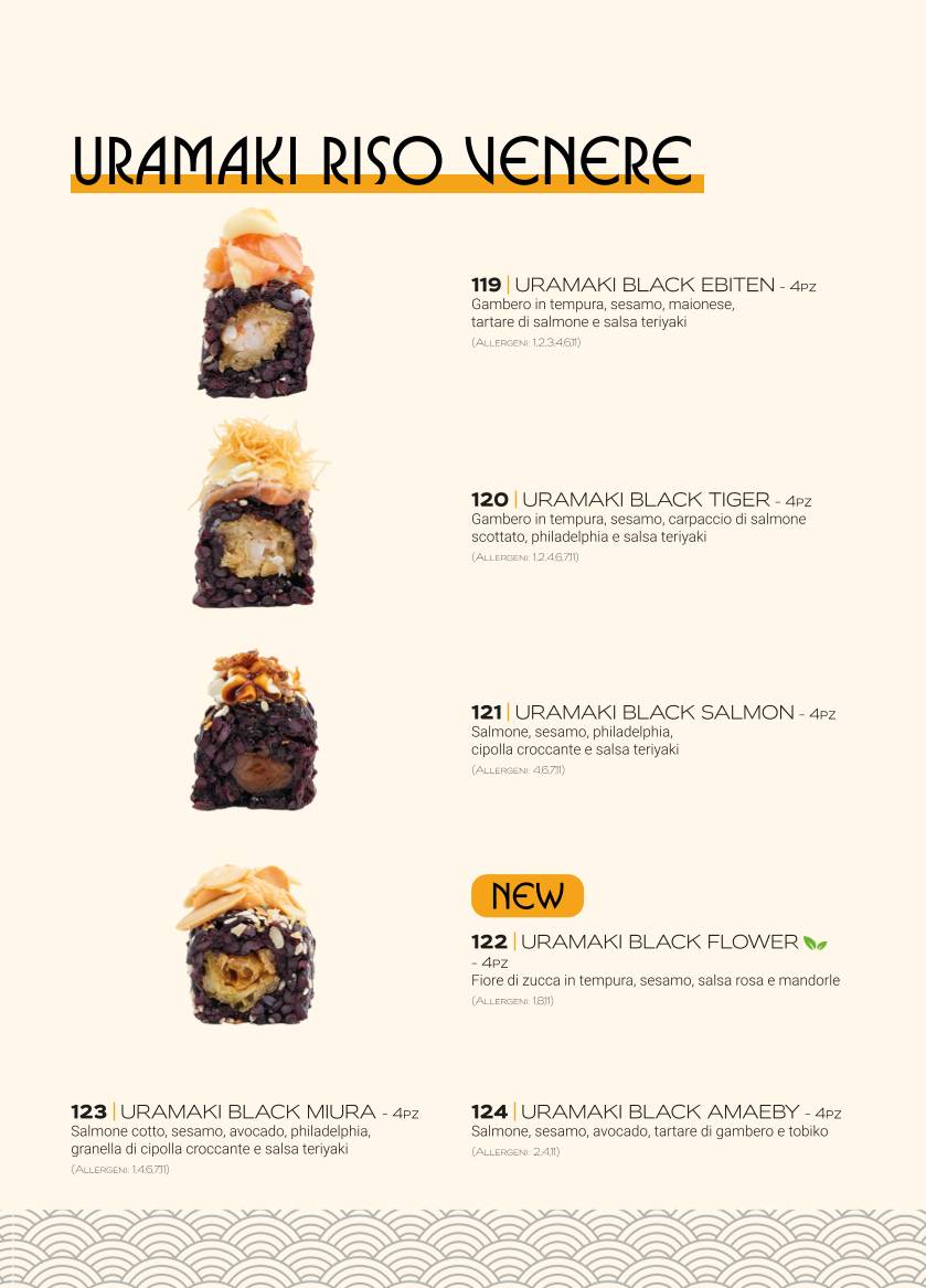 Menu di Long Sushi & Cocktails 