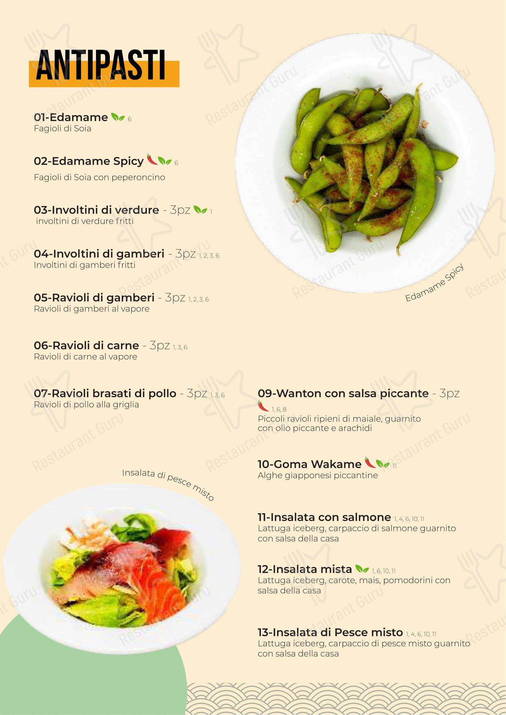 菜单 per Long Sushi & Cocktails in Arese