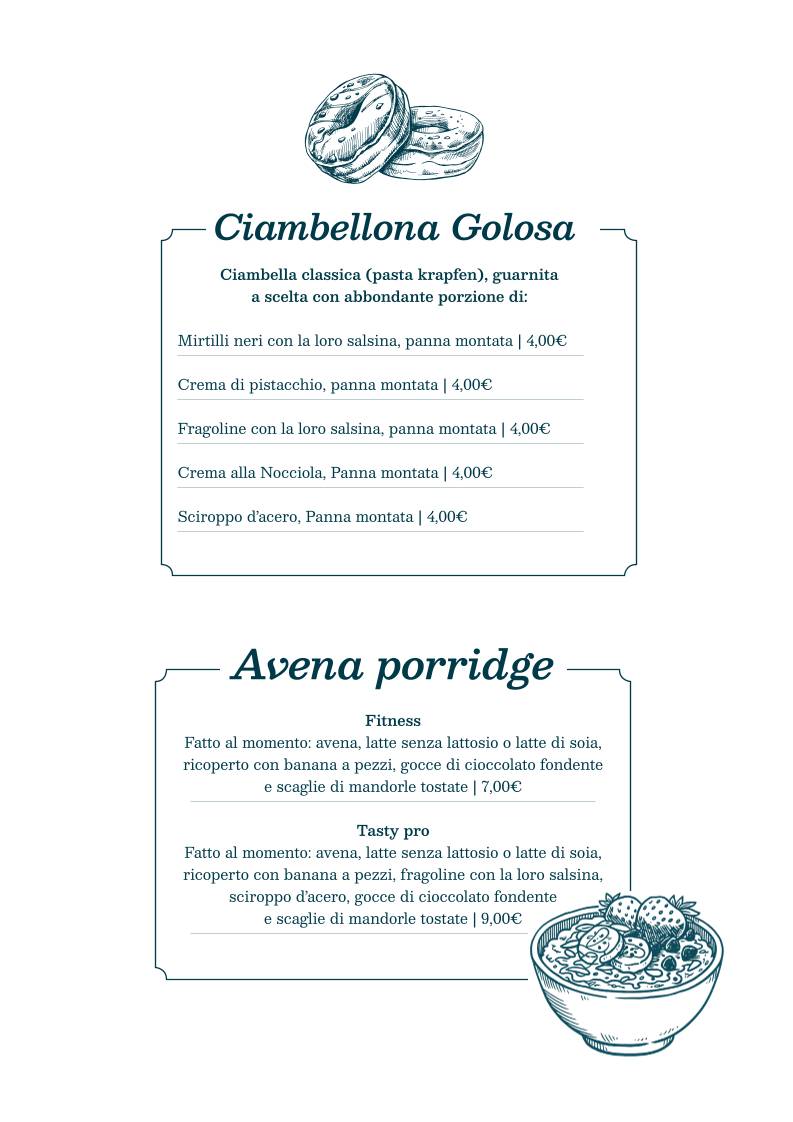 Menu di Loto 