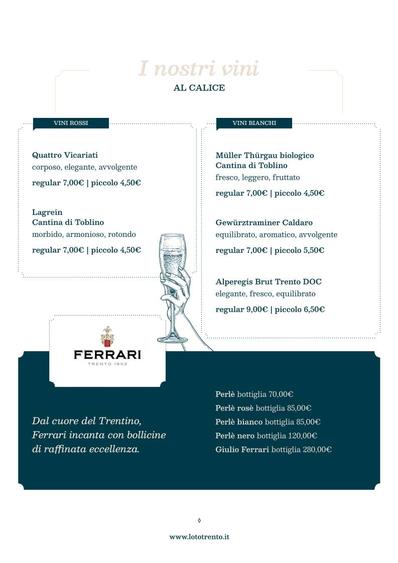 Menu di Loto 