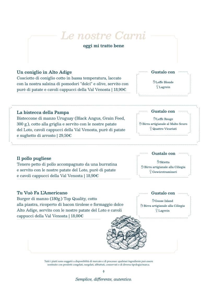 Menu di Loto 