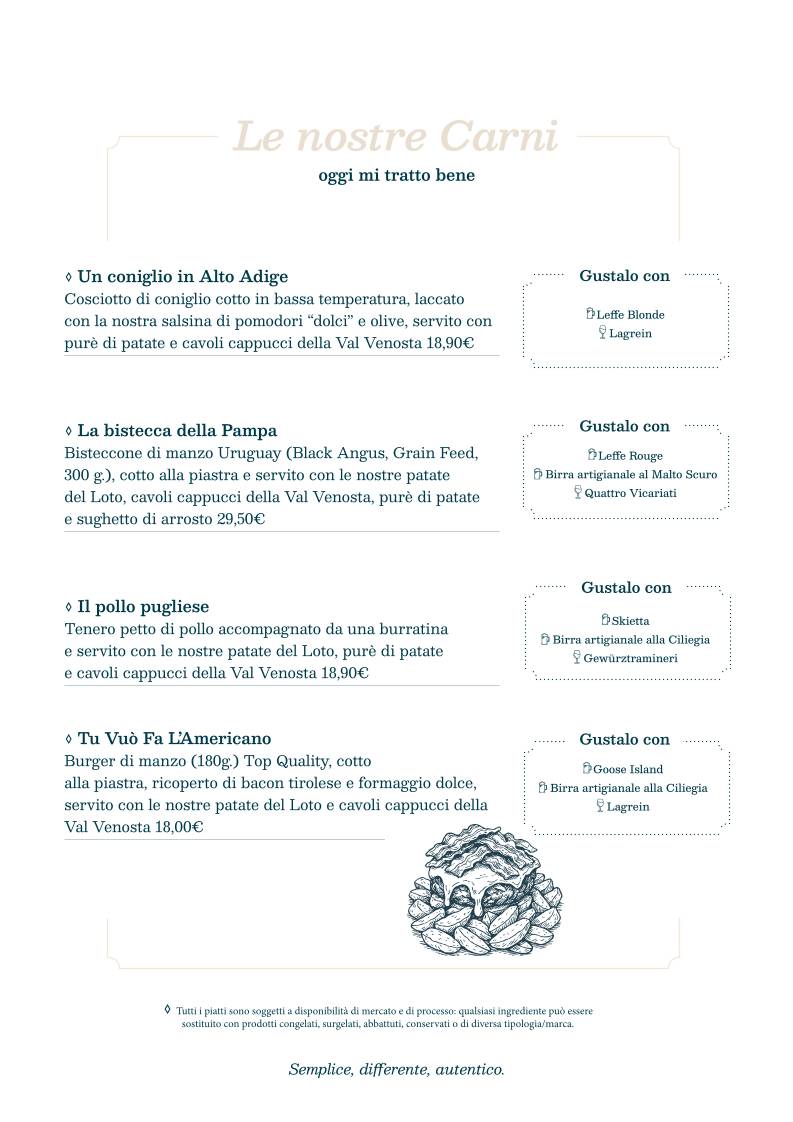 Menu di Loto 
