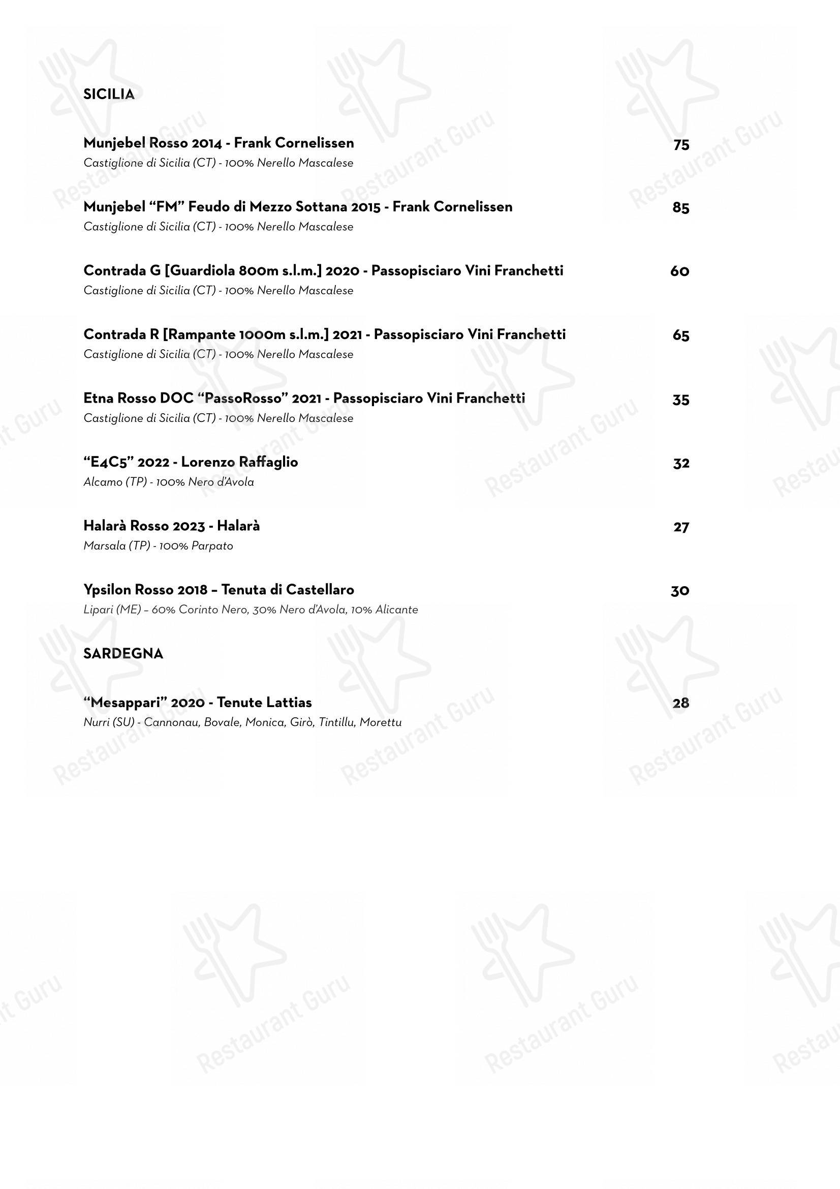 Luce Ristorante in Perugia - Menu