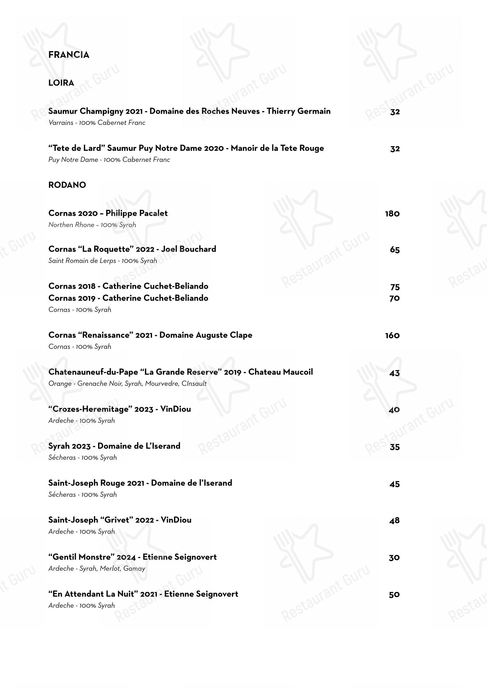 Luce Ristorante in Perugia - Menu