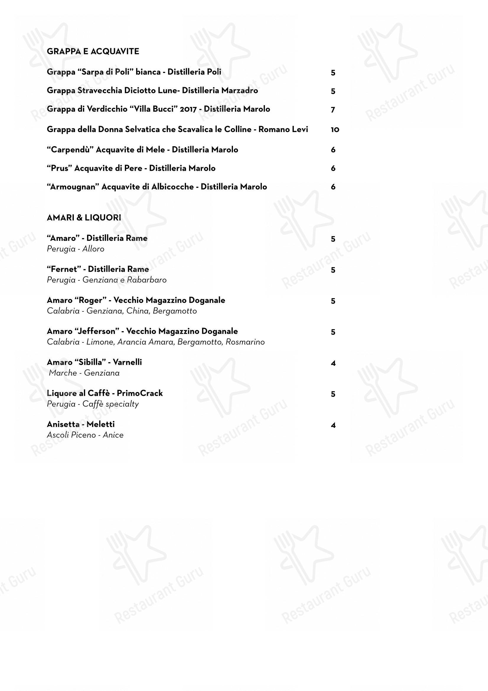 Menu per Luce Ristorante ristorante