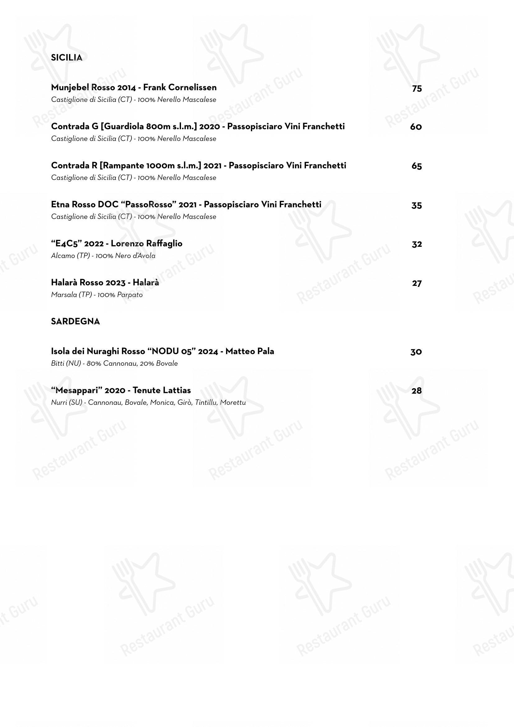 Luce Ristorante in Perugia - Menu