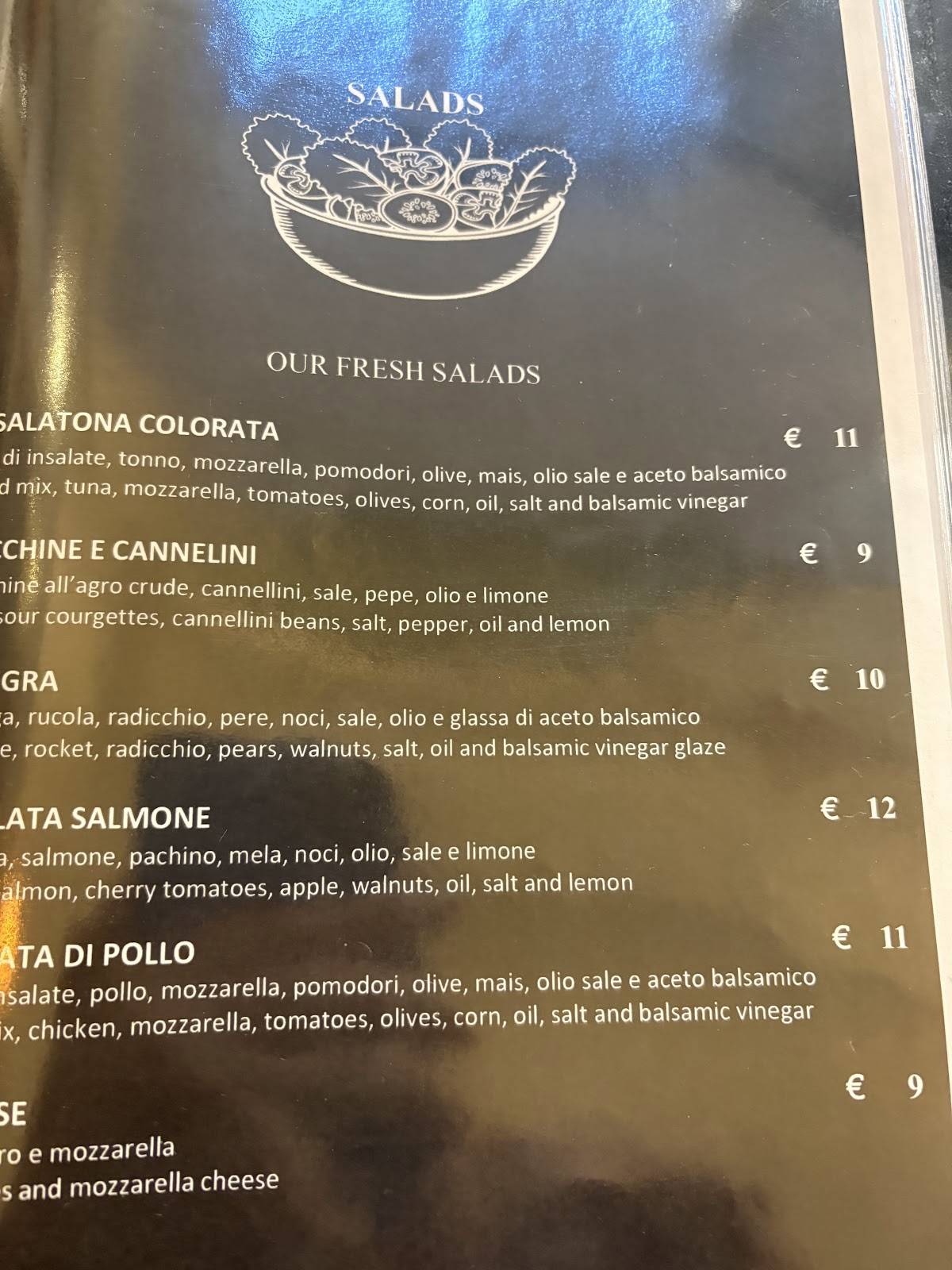 Menu di Luma Bistrò 