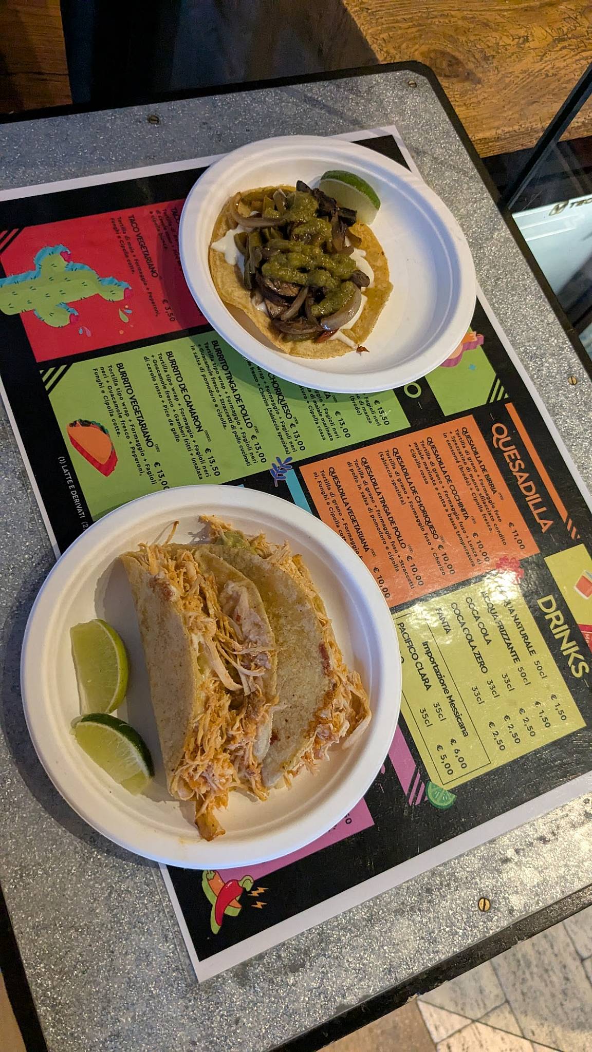 Menu di MEXICANI Taqueria 