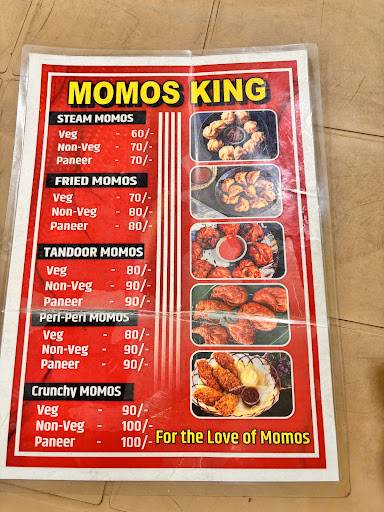 MOMOS KING menu