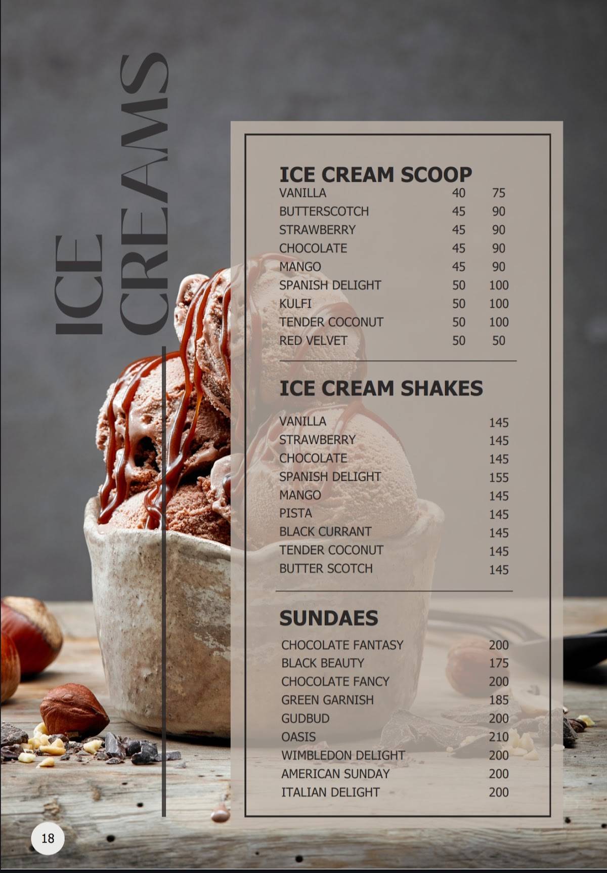 MRA Bakery & Restaurant Kozhikode menu