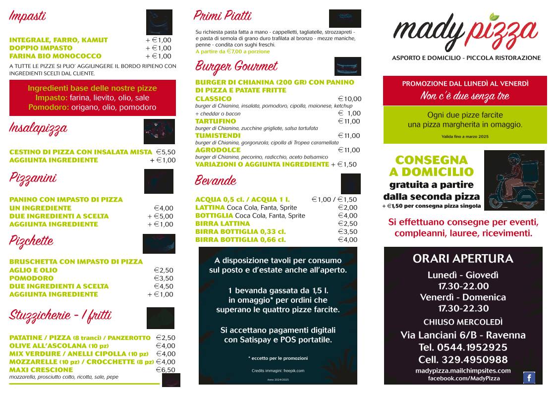 Menu di MadyPizza 