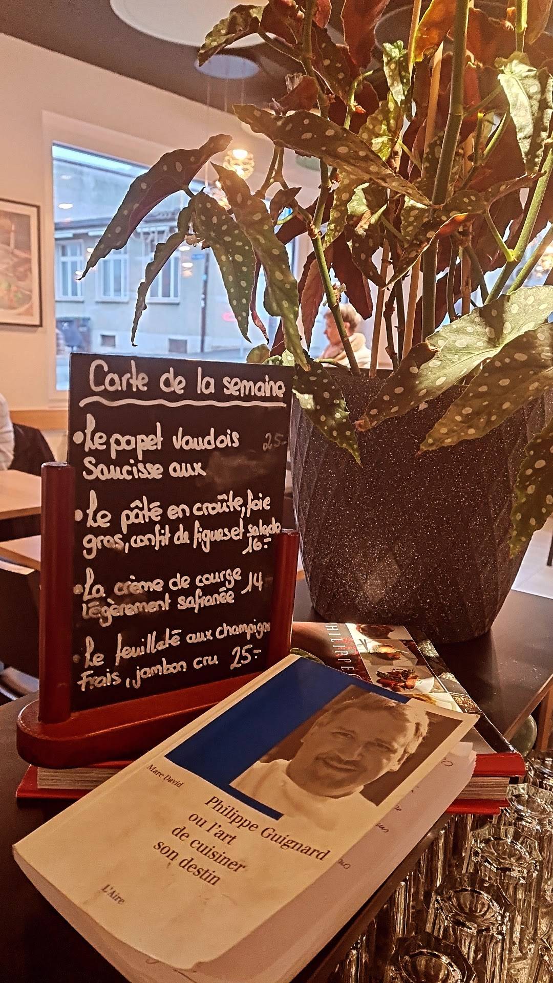 Menu di Maison Guignard 