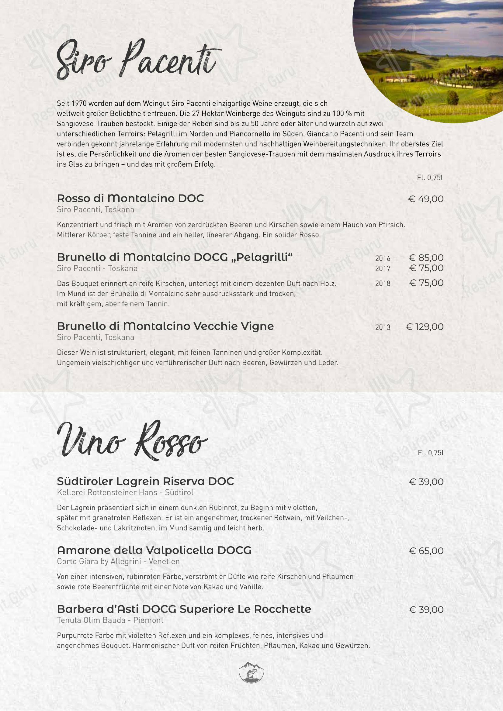 Menu pour Malerwinkel Rattenberg - 菜单