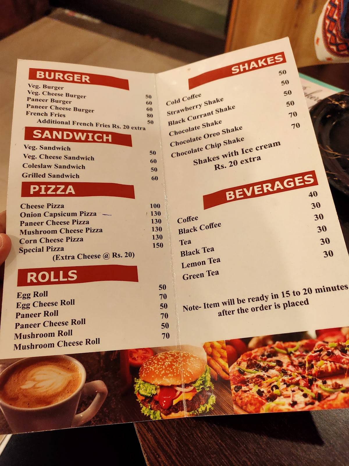 Mamu's Bakery And Cafe menu