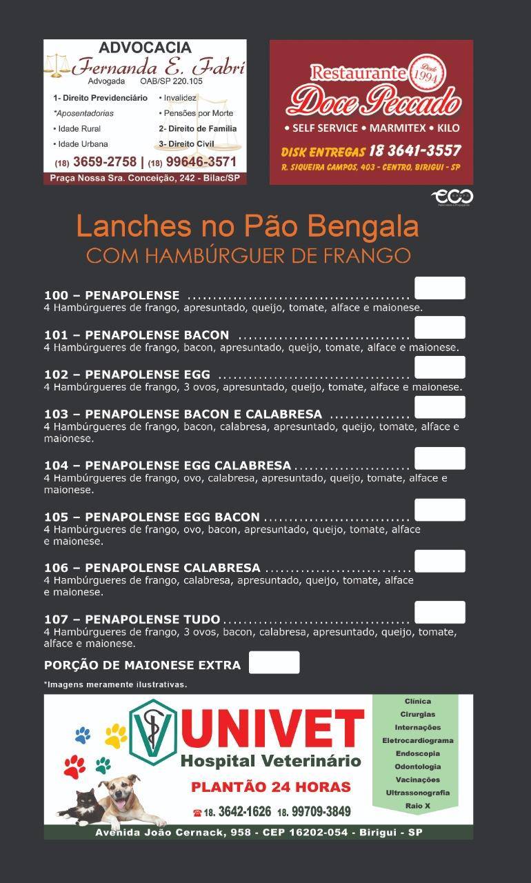 Mané Simpatia Tradicional " o famoso é aqui" cardápio
