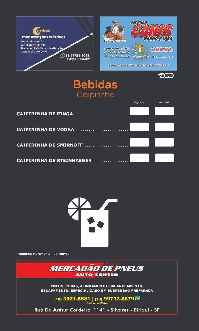 Mané Simpatia Tradicional " o famoso é aqui" cardápio