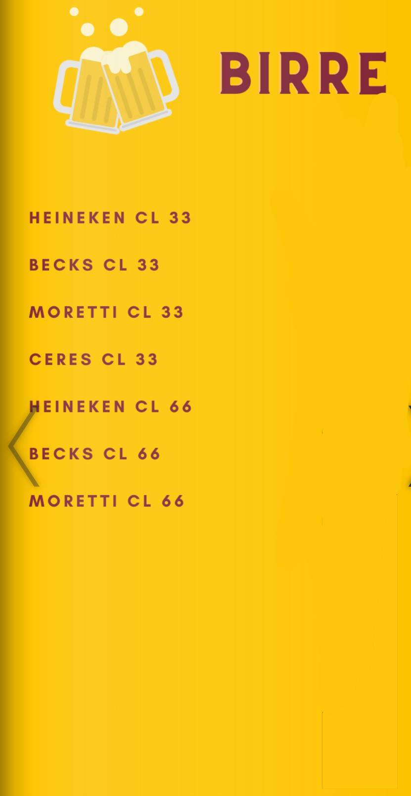 Menu di Manidas Pizzeria & Barbecue 