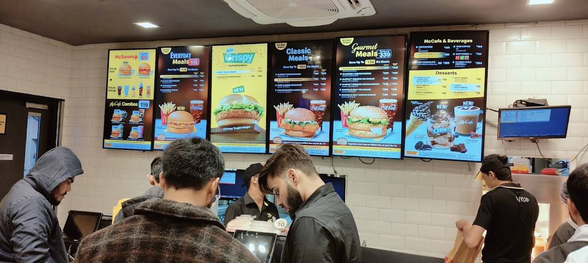 McDonald's menu
