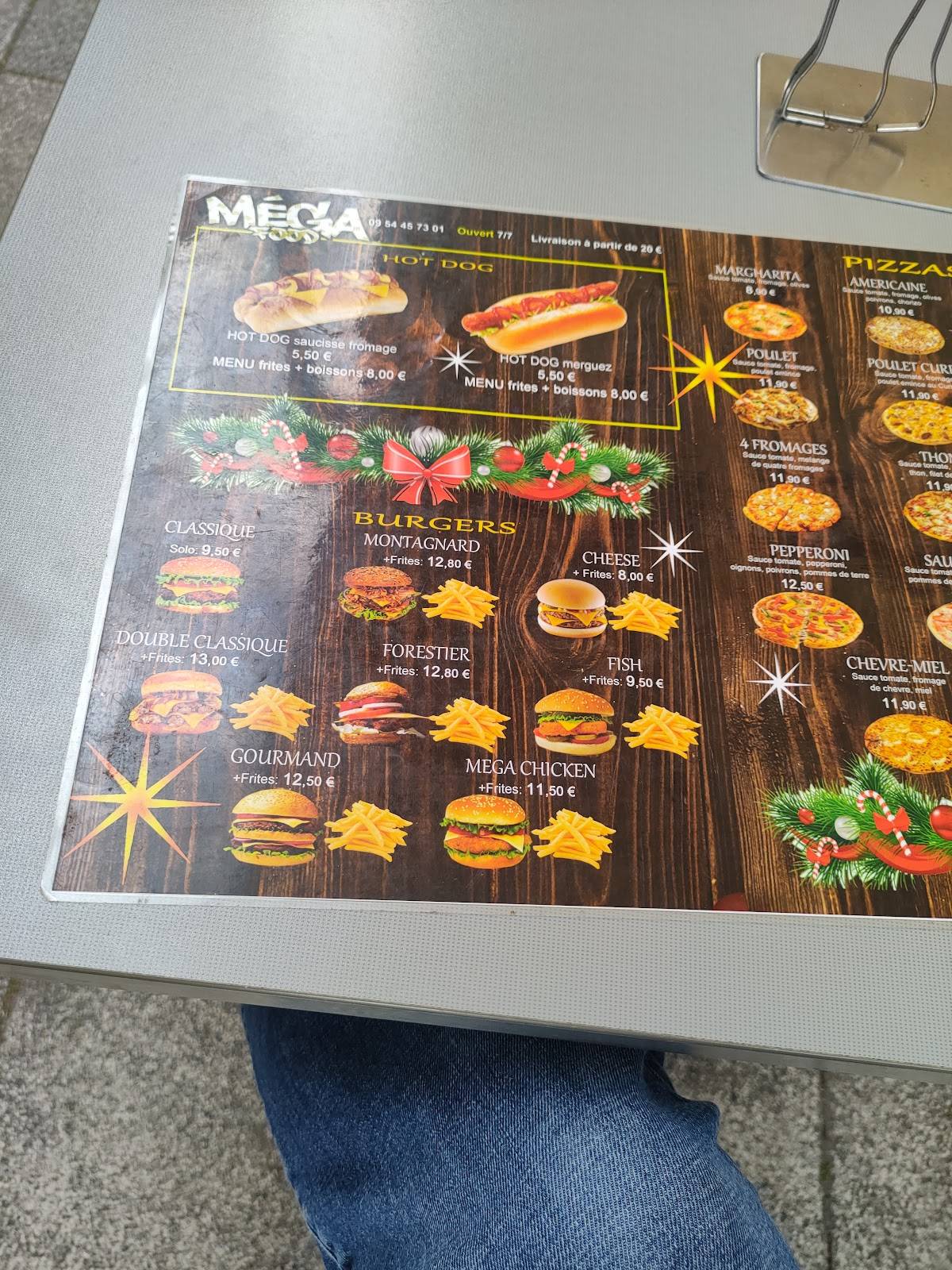 Menu de Megafood