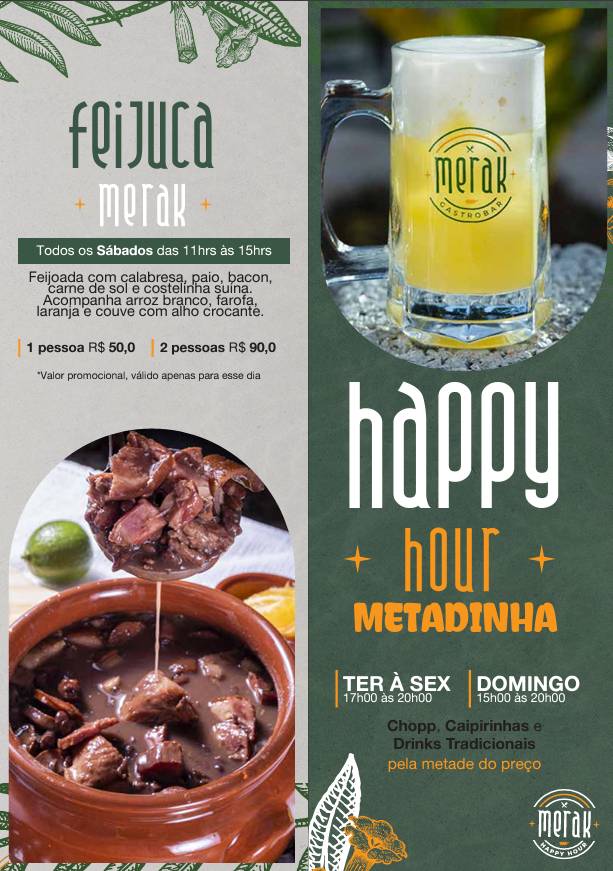 Merak Gastrobar cardápio