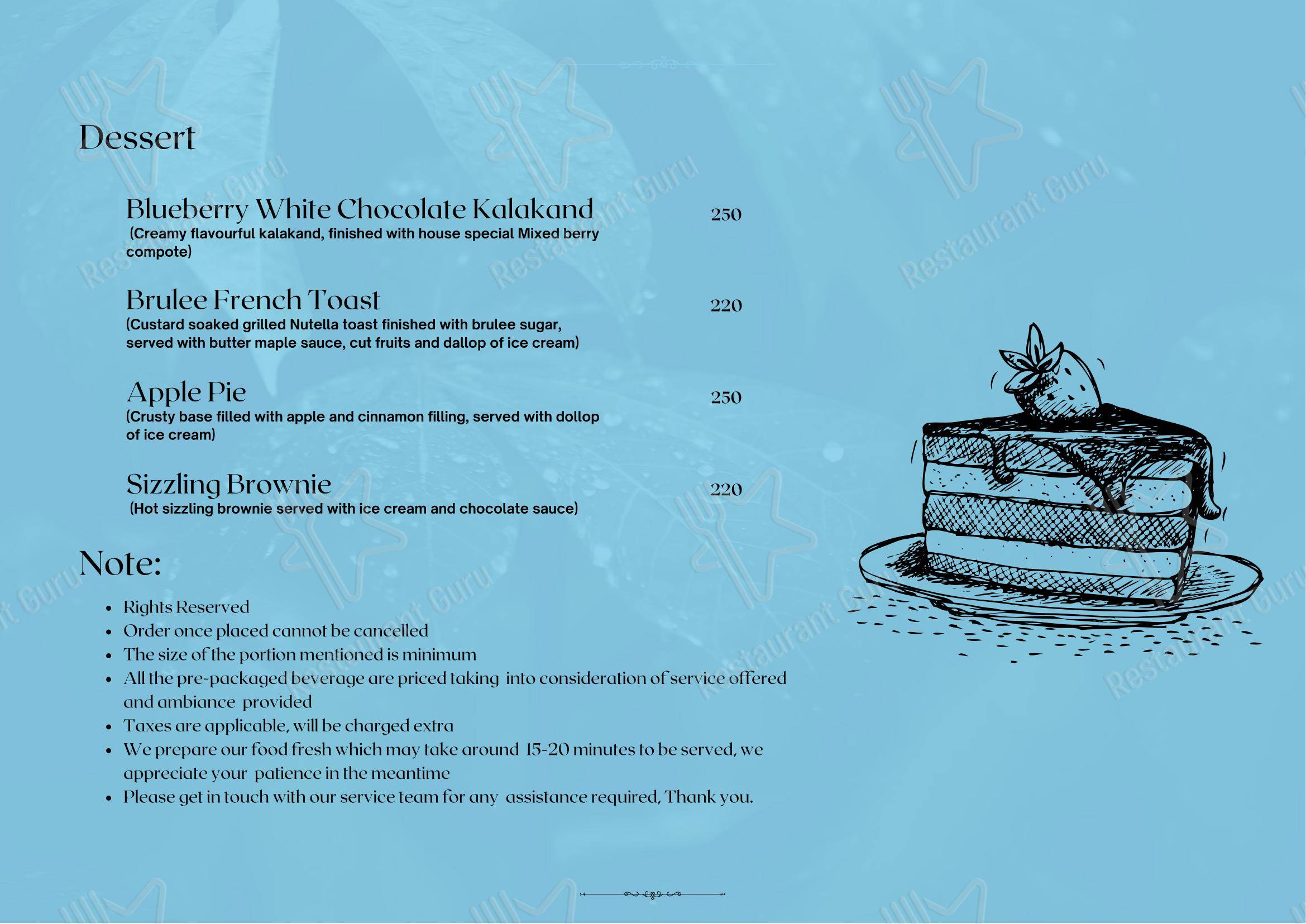 Menu for Merasa in Shela