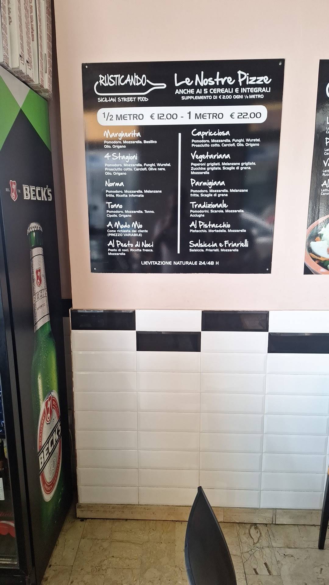 Menu di Rusticando 