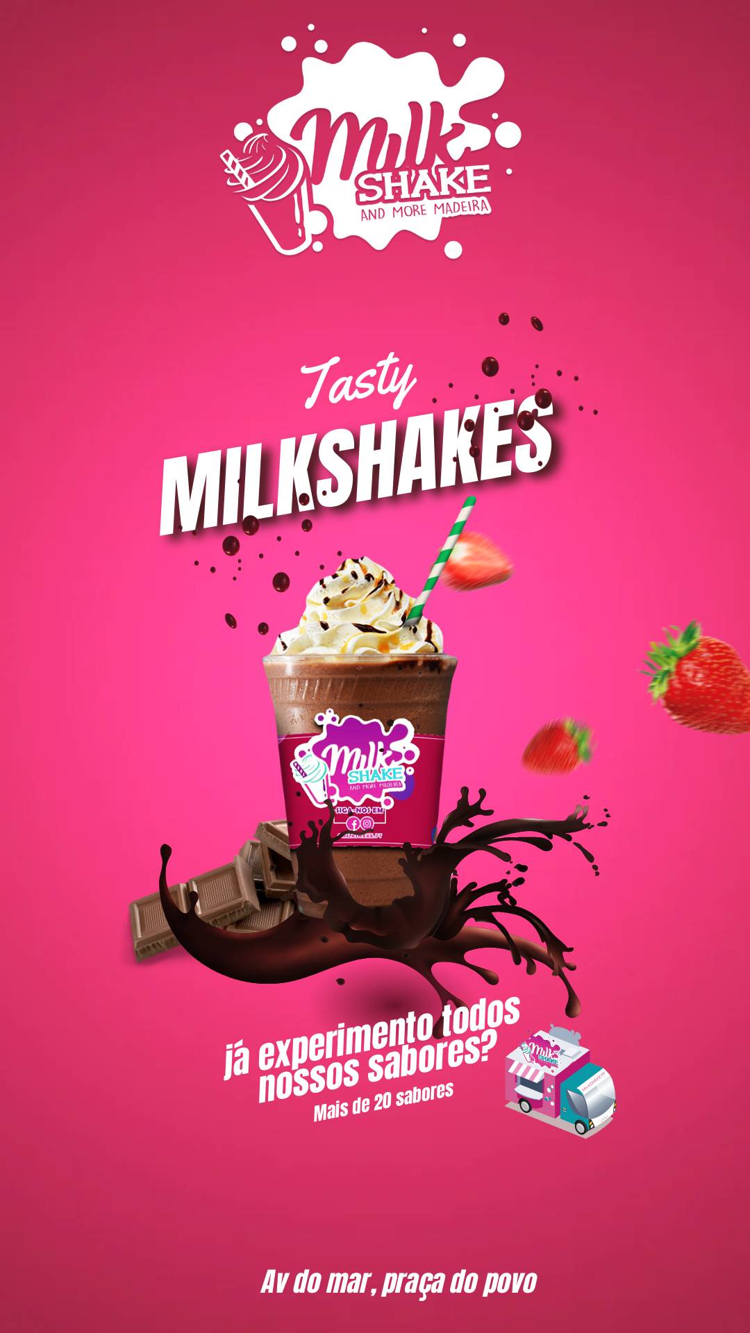 Menu em Milkshake Madeira, Funchal