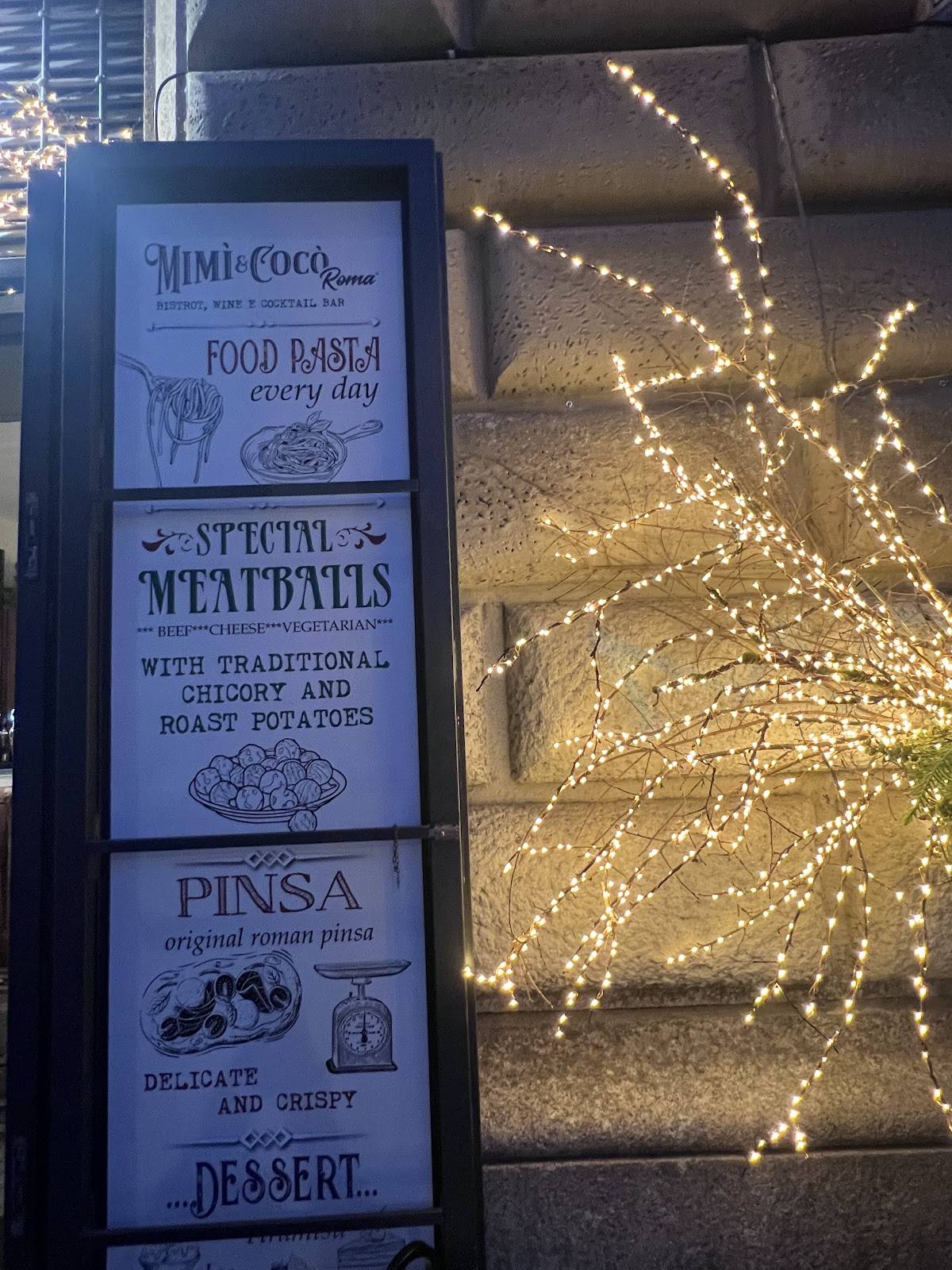 Menu di Mimì E Cocò Roma 