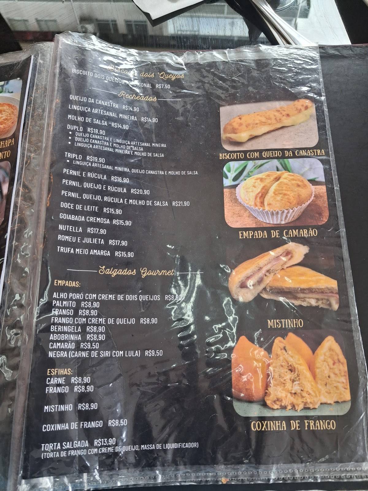 Spaço Mineiro Gourmet cardápio