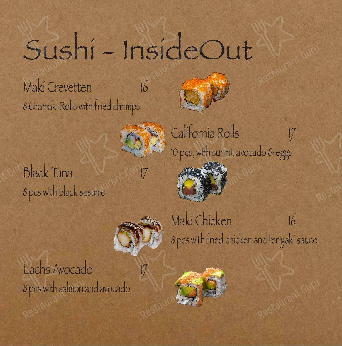 Menu di Minine - Menu bar
