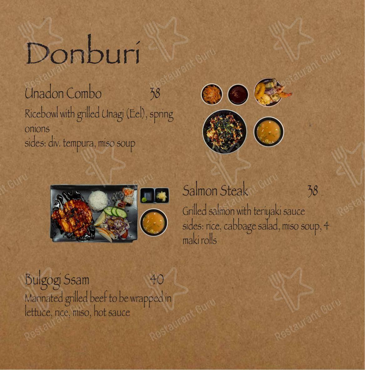 Menu di Minine - Menu bar