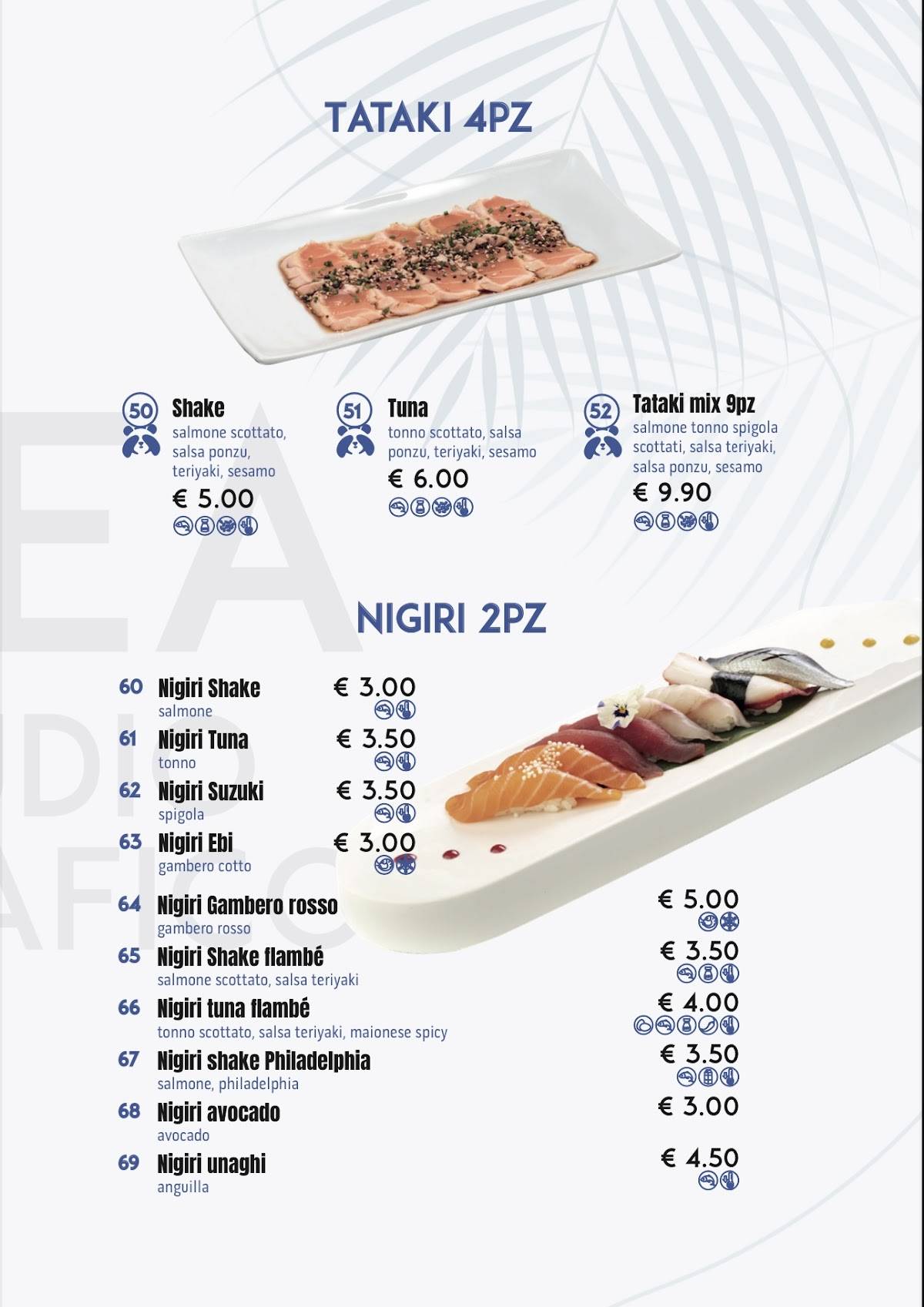 Menu di Miya pokè 
